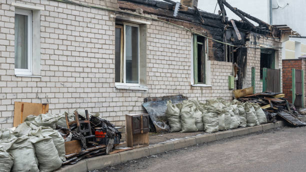 Professional Fire Damage Removal technician working in Gibson Island, MD